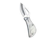 AmPro 4 3 4 Mini Foldable Knife pearl w clip T19486 T23280