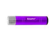 AmPro Mobile Charger w Flashlight 2200MAH Purple T23703