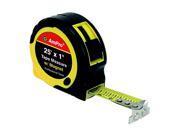 AmPro 25 x1 Tape Measure Orange Yellow w magnetic hook T19540
