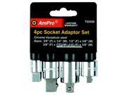AmPro 4pc Socket Adaptor Set T33335