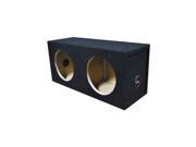 Qpower Dual 8 Sealed Woofer Box QSOLO82HOLE