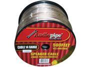 *Cbp14500* Sp Wire 14Ga 500 Clear Audiopipe CABLE14500