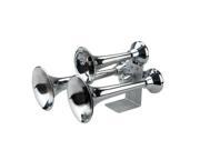 Wolo Manufacturing Train Horn with 24 Volt Valve ABS Plastic Chrome Plated 851