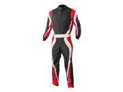 K1 RaceGear 10-SP1-R-L Speed 1 CIK/FIA Level 2 Approved Kart Racing Suit; Large (Red/White/Black) K1 RaceGear 10-SP1-R-L Speed 1 CIK/FIA Level 2 Approved Kart Racing Suit; Large (Red/White/Black)