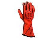 K1 RaceGear 23 CHP FR M Champ Auto Racing Nomex Gloves SFI 3.3 5 Fluorescent Red Medium