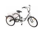 Komodo Cycling 24 6 speed Adult Tricycle 7004 Raven