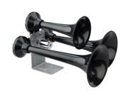 Wolo Manufacturing Train Horn with 24 Volt Valve ABS Plastic Black 848