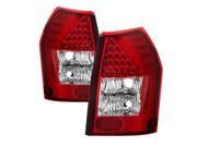 Spyder Auto Dodge Magnum 05 08 LED Tail Lights Red Clear 9036583