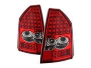 Spyder Auto Chrysler 300 05 07 LED Tail Lights Red Clear 9027598