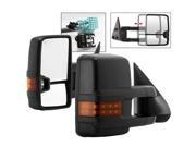 Spyder Auto Chevy Silverado 03 06 G2 Power Heated Amber LED Signal Telescoping Mirror SET 9936685