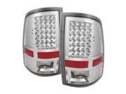 Spyder Auto Dodge Ram 1500 09 16 Ram 2500 3500 10 16 LED Tail Lights Incandescent Model only Not Compatible With LED Model Chrome 9025594