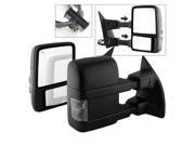 Spyder Auto Ford SuperDuty 08 15 L R Manual Extendable POWER Heated Adjust Mirror with LED Signal Smoke Fit F250 F350 F450 F550 08 15 9935831