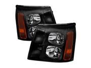 Spyder Auto Cadillac Escalade HID Model only 2003 2006 OEM Style Headlights Black 9029592