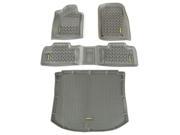 Outland Automotive Floor Liners Kit Gray; 11 16 Jeep Grand Cherokee Wk 391498826
