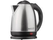 Brentwood Appliances 1.5 Liter Stainless Steel Electric Cordless Tea Kettle Brushed stainless steel KT 1780