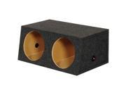 EMPTY WOOFER BOX 2 10 QPOWER ANGLED STYLE SMALLBASS12