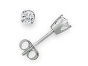 Amanda Rose Collection by MLG PDE20WGz 1 5ct Diamond Stud Earrings Set in 14K White Gold