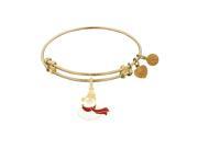Angelica Collection Frosty the Snowman Expandable Bangle Brass