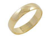 Men s 10K Yellow Gold 5mm Traditional Plain Wedding Band Available Ring Sizes 8 12 1 2 Size 10
