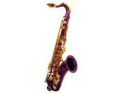 Merano B Flat Purple Tenor Saxophone with Case