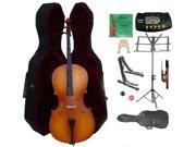 Crystalcello MC150 1 2 Size Cello with Case