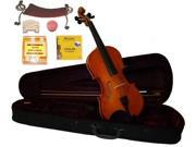 Crystalcello MV200 1 4 Size Solid Wood Violin with Case