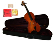 Merano 13 Natural Student Viola with Case Bow 2 Sets Strings 2 Bridges Pitch Pipe Rosin
