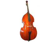 Merano MB10 1 8 Size Natural Student Double Bass with Carrying Soft Bag Bow Free Rosin