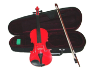 Merano MV400 4 4 Size Red Ebony Fitted Violin with Case and Bow