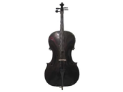 Merano MC100BK 1 4 Size Black Cello with Bag and Bow