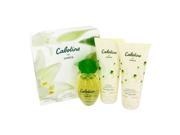 CABOTINE by Parfums Gres Gift Set 3.4 oz Eau De Toilette Spray 6.7 oz Body Lotion 6.7 oz Shower Gel for Women