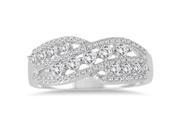 5 8 Carat Diamond Fashion Ring in 10K White Gold