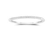 Diamond Accent Wedding Band in 10k White Gold Diamond Accent Wedding Band in 10k White Gold