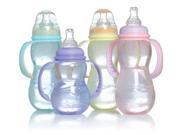 Nuby 3 Stage Grow Non Drip Bottle 11 oz Blue