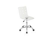 LumiSource OFC TW SWISS CL Swiss Acrylic Office Chair