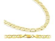 Solid 14k Yellow Gold Bracelet Gucci Mariner Link 4.3mm 7.5 inches