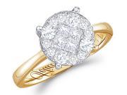 Diamond Engagement Ring Solitaire Setting 14k Yellow Gold 1.00 Carat