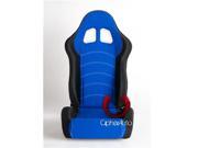 CPA1018 Black and Blue Cloth Racing Seats