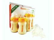 Thinkbaby BPA Free Starter Set Orange Natural 0 12 Months