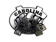 North Carolina Tar Heels Silver Auto Emblem