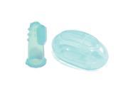 Summer Infant Finger Toothbrush with Case Teal White