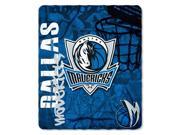 Dallas Mavericks 50x60 Fleece Blanket Hard Knock Design