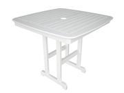 42 Recycled Earth Friendly Cape Cod Outdoor Patio Counter Table White