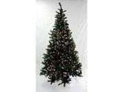 7.5 Pre Lit Frosted Mixed Pine Artificial Christmas Tree Clear Lights