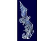 Pack of 4 Icy Crystal Decorative Flying Hawk Figures 14