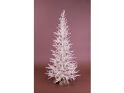 4 Ivory Pine Twig Artificial Potted Christmas Tree Unlit