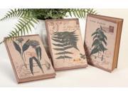 Pack of 6 Garden Inspired Journals with Botanical Postmark Covers 8.5