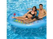 80 Baby Blue Inflatable French Pocket Cooling Jumbo Swimming Pool Island
