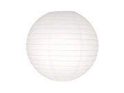 Pack of 5 Traditional White Garden Patio Round Chinese Paper Lanterns 10