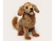 13.25 Life Like Handcrafted Extra Soft Plush Golden Retriever Puppy Dog Stuffed Animal